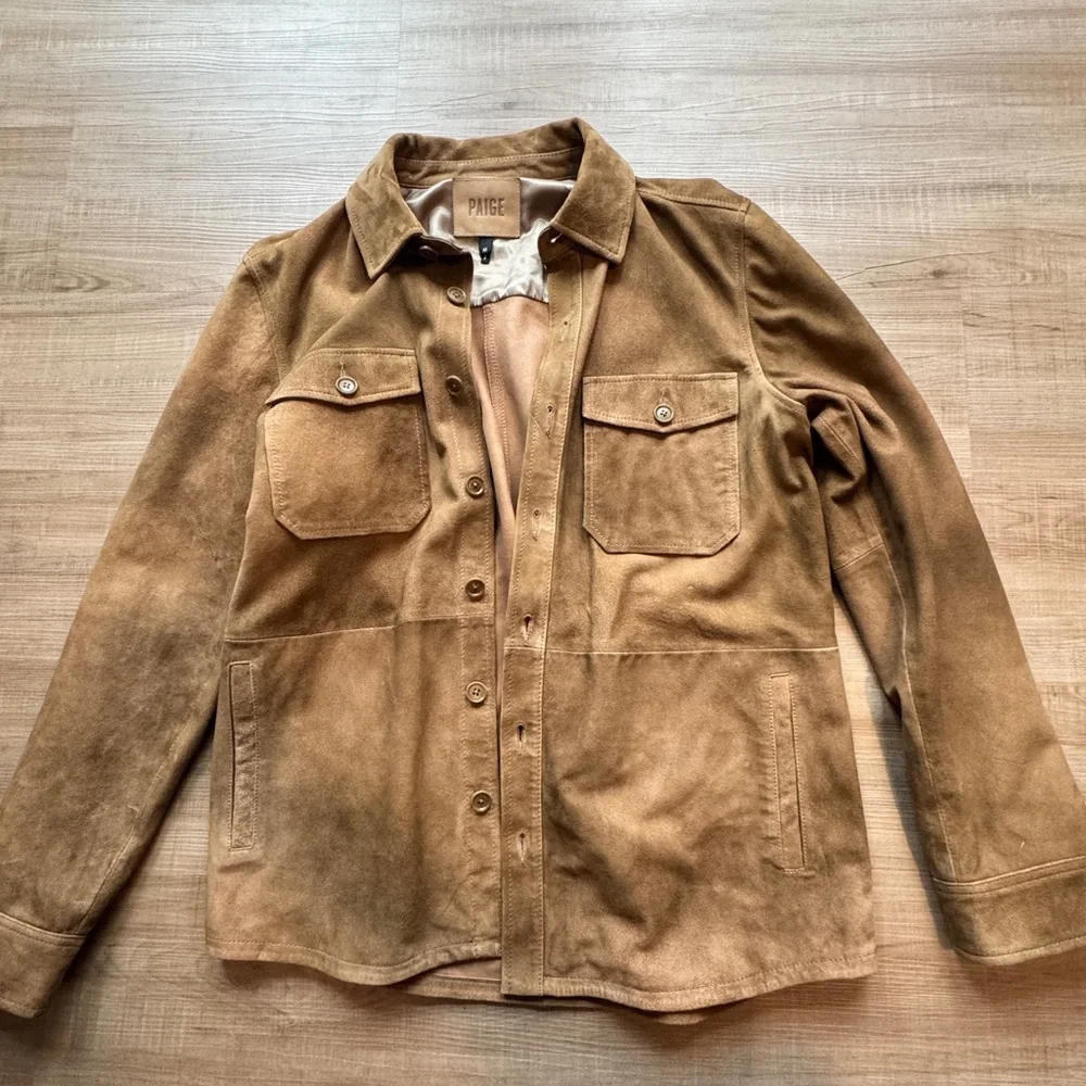 Paige Peyman Jacket seedling Suede - Picture 2 of 5